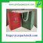 Cusotm Satin Rope Twisted Handle Christmas Paper Bag for Festival Present Gift