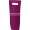 factory supply customized size felt drawstring wine bag