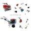 Mini power tiller grass mower tooth box 7 hp farm machine agriculture tiller price