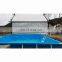 PVC Rectangle Steel Metal Frame Swimming Pool for Sale/inflatable water pool
