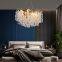 Postmodern Luxury Crystal Glass Chandelier lighting for Bedroom Crystal pendant lighting glass Chandelier