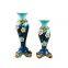 Mini Nordic Modern Simple Hand Made Color Paint Blue Ceramic Vase For Dining Room Decor