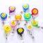 20pcs Retractable Lanyard Reel Strap Pull ID Card Badge Tag Clip Holder Hospital