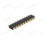 Dnenlink 2.54mm pitch Single Row H4.0mm Concave contact Straight Female Header DIP type PogoPin header