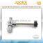 foot control time delay flush valve for western toilet