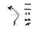 New Design Metal Black Industrial Eye Protection Table Lamp Long Arm Foldable Table Lamp