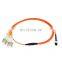 10meters 8 Cores MPO to FC Male Multi mode Fan Out Fiber Optic Patch cord mpo lc breakout mtp to 4lc fiber optic patch cord