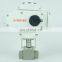 DKV hydraulic stainless steel ss304 high pressure NPT BSPT thread electric motor controlled actuator needle valve