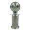 Top Standard sanitary stainless steel 304 316 clamp rotary spray ball for tank cleaning Polish