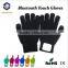 High quality bluetooth touch gloves hi-call bluetooth gloves