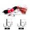 Amazon 3.4/4.6g New Design Foam Texture Fishing Lure With Strong Treble Hooks Insect Type Bait Foam Bass Lure