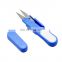 Portable Plastic Handle Capped Cord Sewing Cutter Fishing Remove Cut Equipment Fishing Tackle Accessory Fishing Line Scissors