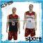 High quality Full sublimation sports mesh basketball team wear