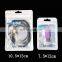 100 Pcs Cable Packing Printing Usb Plastic Zip Lock Bag With Hanging Hole Usb Bags
