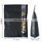 5x7 Inches Resealable Matte Black Food Storage Plastic Bags with Practical Stand Up Bottom and Vertical Viewing Window