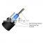 2/4/6/8/12/16/24Hilo all dielectric HDPE sheath Single mode flat optical fiber cable