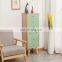 Customized Wood Storage Cabinet Floor Standing Bathroom Unit Wooden 4 Drawer Cupboard