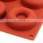 Best selling Non-Stick Safe Baking Donuts Pan 8 Cavity Silicone Mold