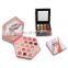 Shaving paper empty eye shadow box packaging custom palette for eyeshadow/loose powder