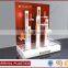 Countertop Cosmetic Display Holder Customize Acrylic Exhibition Stand for Makeup