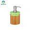 Natural bamboo liquid soap dispenser for hotel