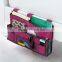 Bedside Caddy Hanging pocket Organizer Storage bag in green/grey
