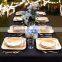 Chinawood Eco Friendly Disposable Party Biodegradable Palm Leaf Tree Plates Paper Plates Alternative Great for Appetizer