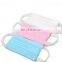 Fast delivery disposable surgical 3ply holder face mask with design pink mouth mask with earloop