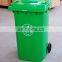 Plastic Industrial Dustbin 240 Liter Mobile Garbage Container Trash Can Two Wheels Waste Bin