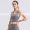 Wholesale Racer Back Recycled Sports Bra High Support Yoga Wide Straps Crop Breathable Tops