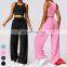 Casual Sports Sets High Support Shockproof Seamless Tank Top Sweatpants 2 Piece Suit Yoga Set Gym Fitness Sets For Women
