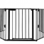 Iron adjustable fireplace fence