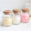 Online /Glass Bottles With Candle / Wish Bottles /Glass Jar With Color Wax For Home & Decoration