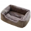 Manufacturer Wholesale New Design Warm Comfortable Pet Bed for Cats Non-slip Bottom Rectangular Cushion