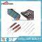 Stainless Steel Barbecue Skewers for Fondue Barbecue forks Set, Barbecue Forks Wooden Handle to Protect and portable bag