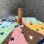 Wooden handle curved handle straight pole umbrella Cute small fresh long handle umbrella Full version printed sunny umbrella factory customization