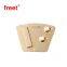 Diamond PCD Shoes OEM Trapezoid Grinding Tools for Removing Glues Epoxy Paints