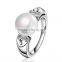 925 sterling silver jewelry natural pearl rings wholesale                        
                                                Quality Choice