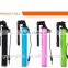 Wholesale High Quality mini monopod selfie Extendable Cable Wired Mini Selfie Stick