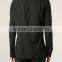 High Quality Plain Black Long Sleeve Mens Casual Dress Shirt