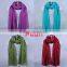 Wholesale Women Fashion Solid Color Cotton Pearl Scarf With Jewelry