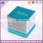 Inside the plastic holder silver cardboard recycled cosmetic boxes