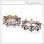 Antique Gold Plating Elastic Acrylic Bracelet