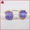 Adjustable Gold Plated Solar Quartz Sun Flower Druzy Jewelry Bangle