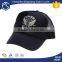 Hot Selling High Quality 2d Embroidery Black Trucker Mesh Hats and Caps