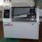 Automatic wave soldering machine with double wave and spray fluxer