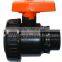 upvc one way male one way female ball valve