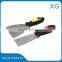 plastic colorful handle steel blade wall paint cleaning scraper/wall decorative tools