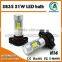 2015 newest design H16 high power LED fog light 2835 chip 21W 800LM