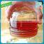 Machine pressed glass jar hot sale foods storage glass jar with metal lid